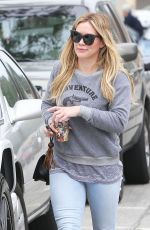 HILARY DUFF in Jeans Out in Los Angeles 06/12/2015