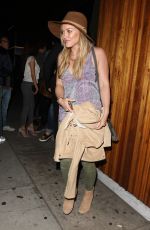 HILARY DUFF Leaves Nice Guy in West Hollywood 06/05/2015