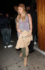 HILARY DUFF Leaves Nice Guy in West Hollywood 06/05/2015