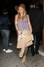 HILARY DUFF Leaves Nice Guy in West Hollywood 06/05/2015