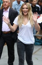 HILARY DUFF Leaves The View in New York 06/18/2015