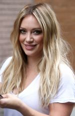 HILARY DUFF Leaves The View in New York 06/18/2015
