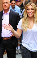 HILARY DUFF Leaves The View in New York 06/18/2015