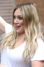 HILARY DUFF Leaves The View in New York 06/18/2015
