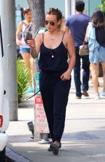 HILARY DUFF Out and About in Beverly Hills 06/29/2015