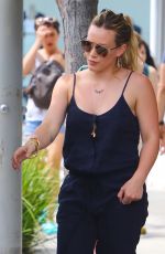 HILARY DUFF Out and About in Beverly Hills 06/29/2015