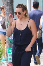 HILARY DUFF Out and About in Beverly Hills 06/29/2015