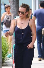 HILARY DUFF Out and About in Beverly Hills 06/29/2015