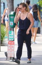 HILARY DUFF Out and About in Beverly Hills 06/29/2015