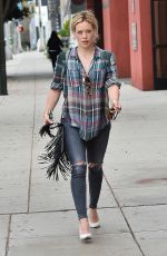 HILARY DUFF Out and About in Los Angeles 06/03/2015