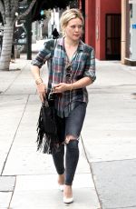 HILARY DUFF Out and About in Los Angeles 06/03/2015