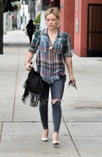 HILARY DUFF Out and About in Los Angeles 06/03/2015