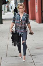 HILARY DUFF Out and About in Los Angeles 06/03/2015