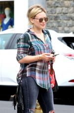 HILARY DUFF Out and About in Los Angeles 06/03/2015