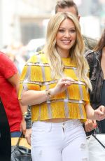 HILARY DUFF Out and About in New York 06/15/2015