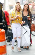 HILARY DUFF Out and About in New York 06/15/2015