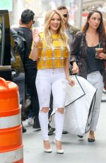 HILARY DUFF Out and About in New York 06/15/2015