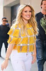 HILARY DUFF Out and About in New York 06/15/2015