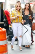 HILARY DUFF Out and About in New York 06/15/2015