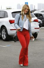 HILARY DUFF Out and About in Studio City 06/04/2015