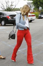 HILARY DUFF Out and About in Studio City 06/04/2015