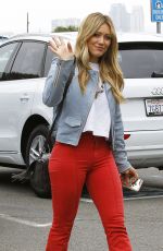 HILARY DUFF Out and About in Studio City 06/04/2015