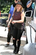 HILARY DUFF Out and About in West Hollywood 06/01/2015