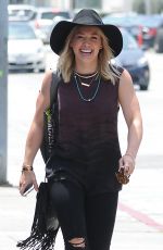 HILARY DUFF Out and About in West Hollywood 06/01/2015