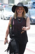 HILARY DUFF Out and About in West Hollywood 06/01/2015