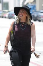 HILARY DUFF Out and About in West Hollywood 06/01/2015