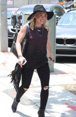 HILARY DUFF Out and About in West Hollywood 06/01/2015