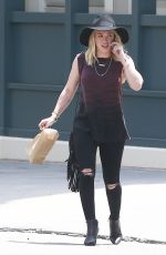 HILARY DUFF Out and About in West Hollywood 06/01/2015