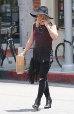 HILARY DUFF Out and About in West Hollywood 06/01/2015