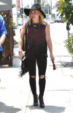 HILARY DUFF Out and About in West Hollywood 06/01/2015