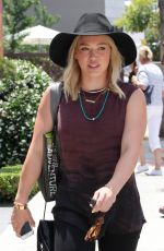 HILARY DUFF Out and About in West Hollywood 06/01/2015
