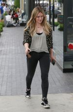 HILARY DUFF Out and About in West Hollywood 06/10/2015