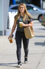 HILARY DUFF Out and About in West Hollywood 06/10/2015