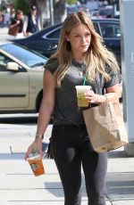 HILARY DUFF Out and About in West Hollywood 06/10/2015