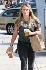 HILARY DUFF Out and About in West Hollywood 06/10/2015