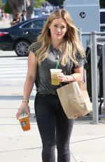 HILARY DUFF Out and About in West Hollywood 06/10/2015