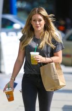 HILARY DUFF Out and About in West Hollywood 06/10/2015