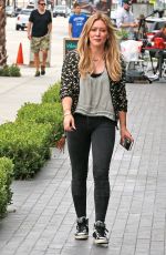 HILARY DUFF Out and About in West Hollywood 06/10/2015