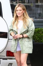 HILARY DUFF Out and About in West Hollywood 06/27/2015