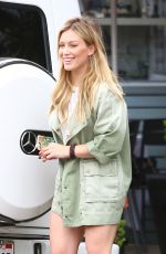 HILARY DUFF Out and About in West Hollywood 06/27/2015
