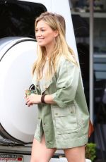 HILARY DUFF Out and About in West Hollywood 06/27/2015