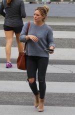 HILARY DUFF Out for Lunch in Beverly Hills 06/13/2015