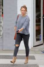 HILARY DUFF Out for Lunch in Beverly Hills 06/13/2015