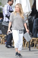 HILARY DUFF Out in Studio City 06/04/2015