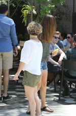 HILARY SWANK Heading to Zinque Restaurant in Los Angeles 06/20/2015