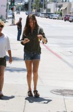 HILARY SWANK Heading to Zinque Restaurant in Los Angeles 06/20/2015